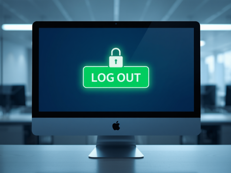logging out security