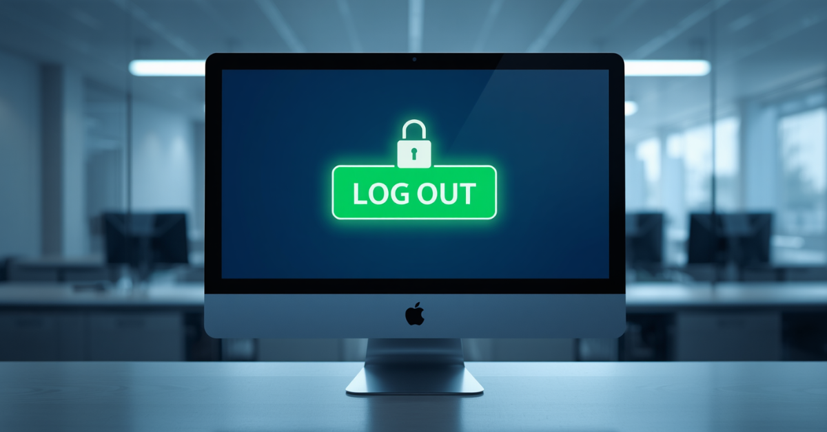logging out security
