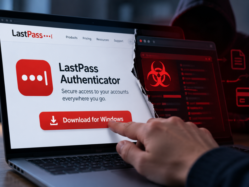 infostealer malware disguised as lastpass