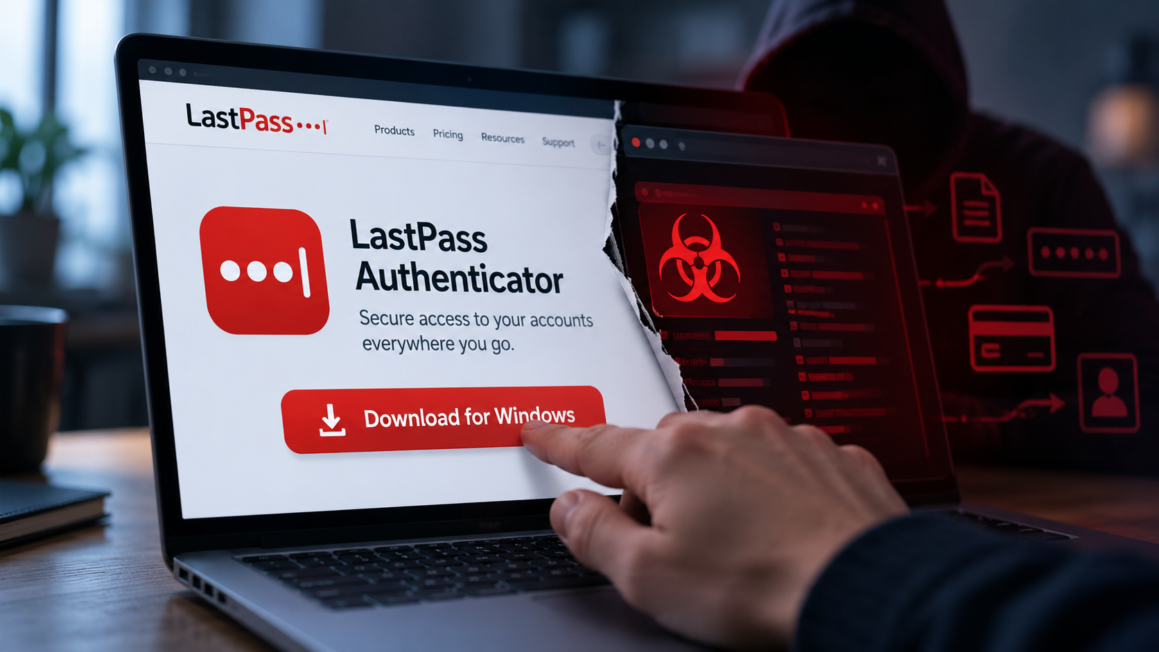 infostealer malware disguised as lastpass